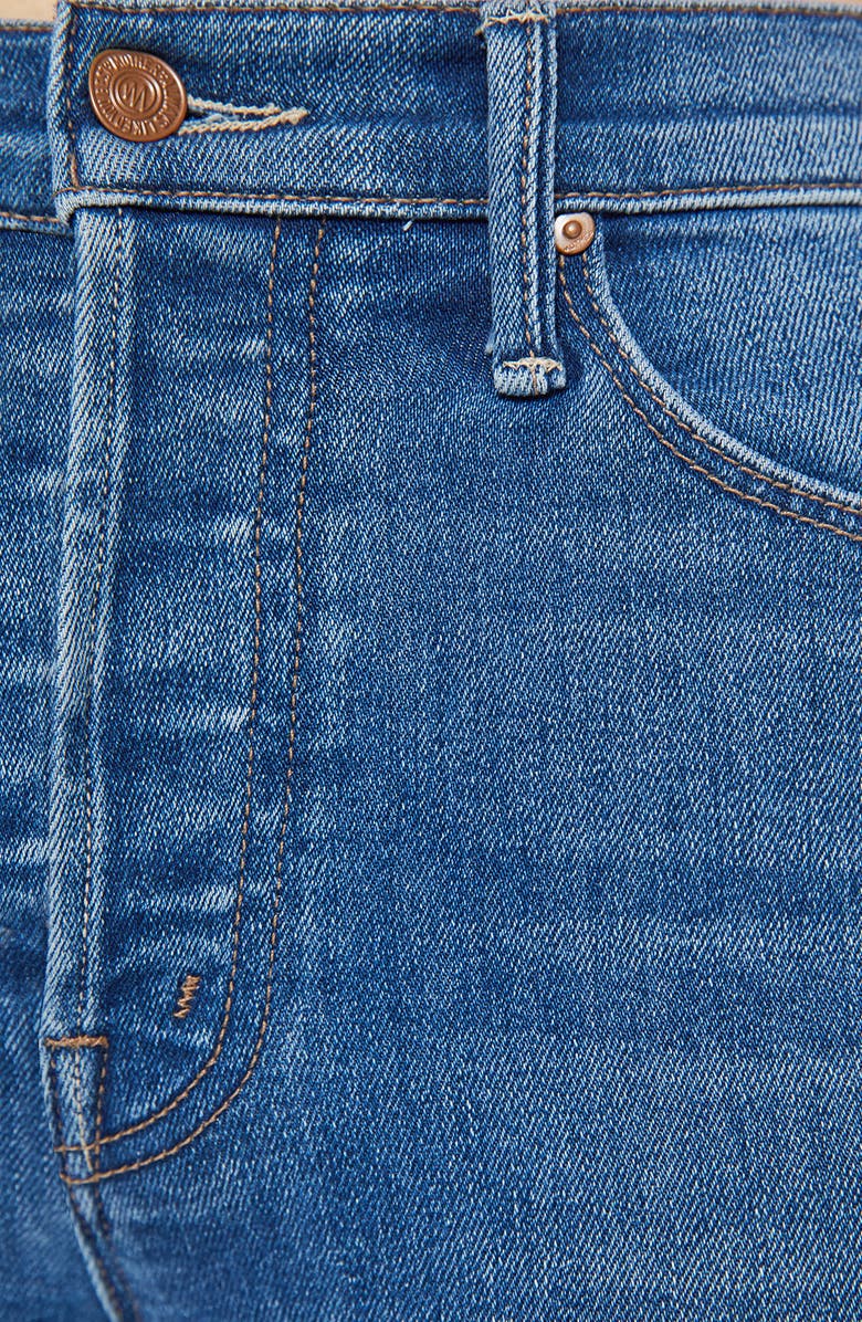 MOTHER The Stunner Bunny Snip Capri Jeans, Alternate, color, Connect The Dots