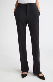 BITE Studios Cora Slim Drapey Organic Wool Trousers