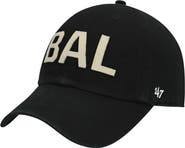 '47 Women's '47 Black Baltimore Ravens Finley Clean Up Adjustable Hat