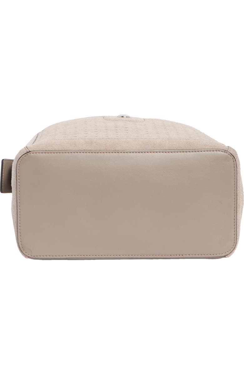 Longchamp Mademoiselle Perforated Hobo Bag, Alternate, color, Sand