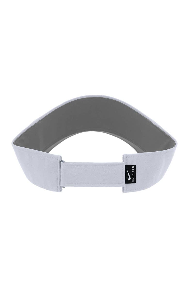 Nike Men's Nike White Minnesota Golden Gophers 2025 On-Field Ace Performance Adjustable Visor, Alternate, color, White