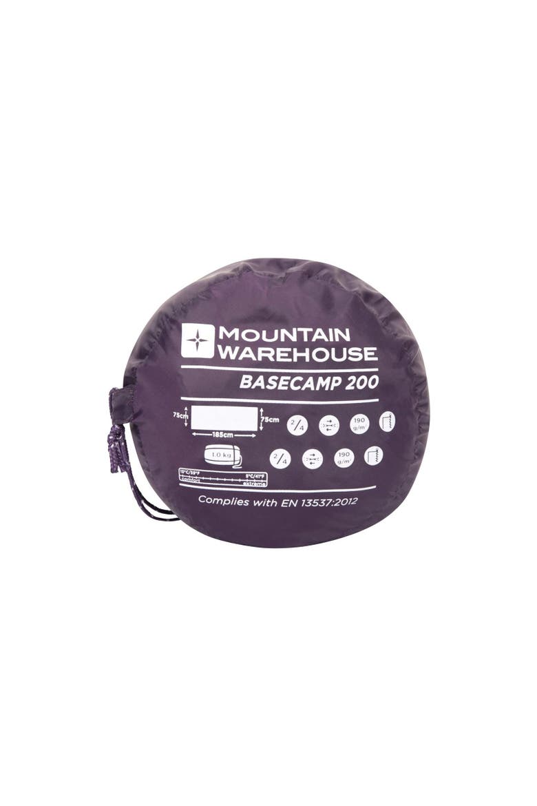 Basecamp 200 Summer Sleeping Bag, Alternate, color, Purple