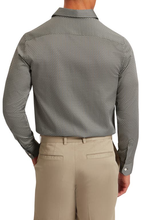Ted Baker Jozef Print Cotton Button-up Shirt In Gray