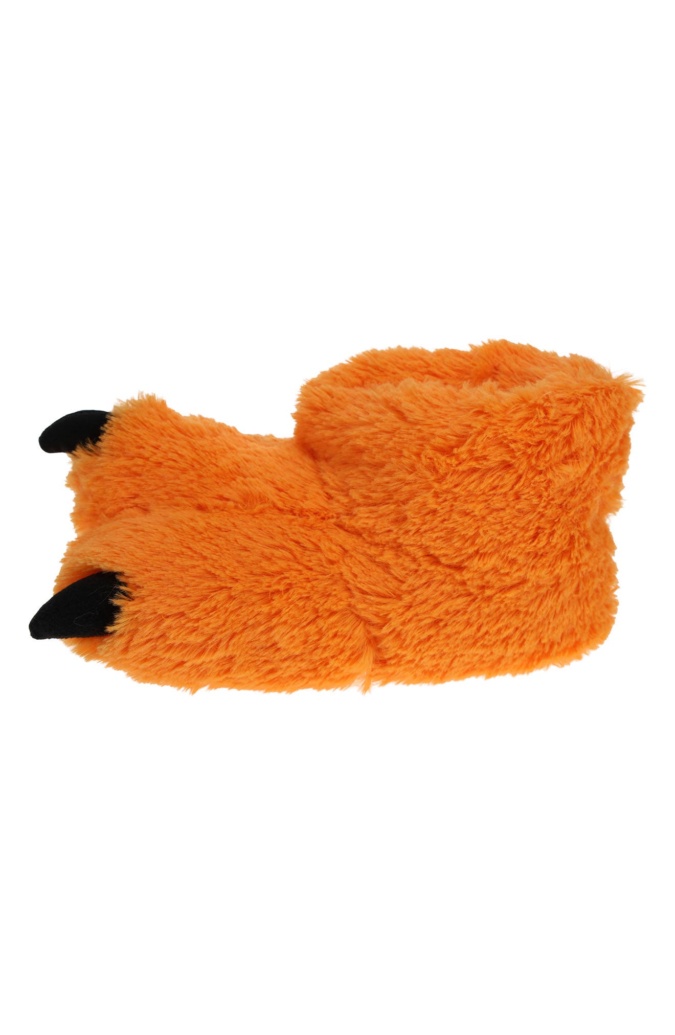 SG Footwear Plush Duck Foot Slipper, Alternate, color, Orange