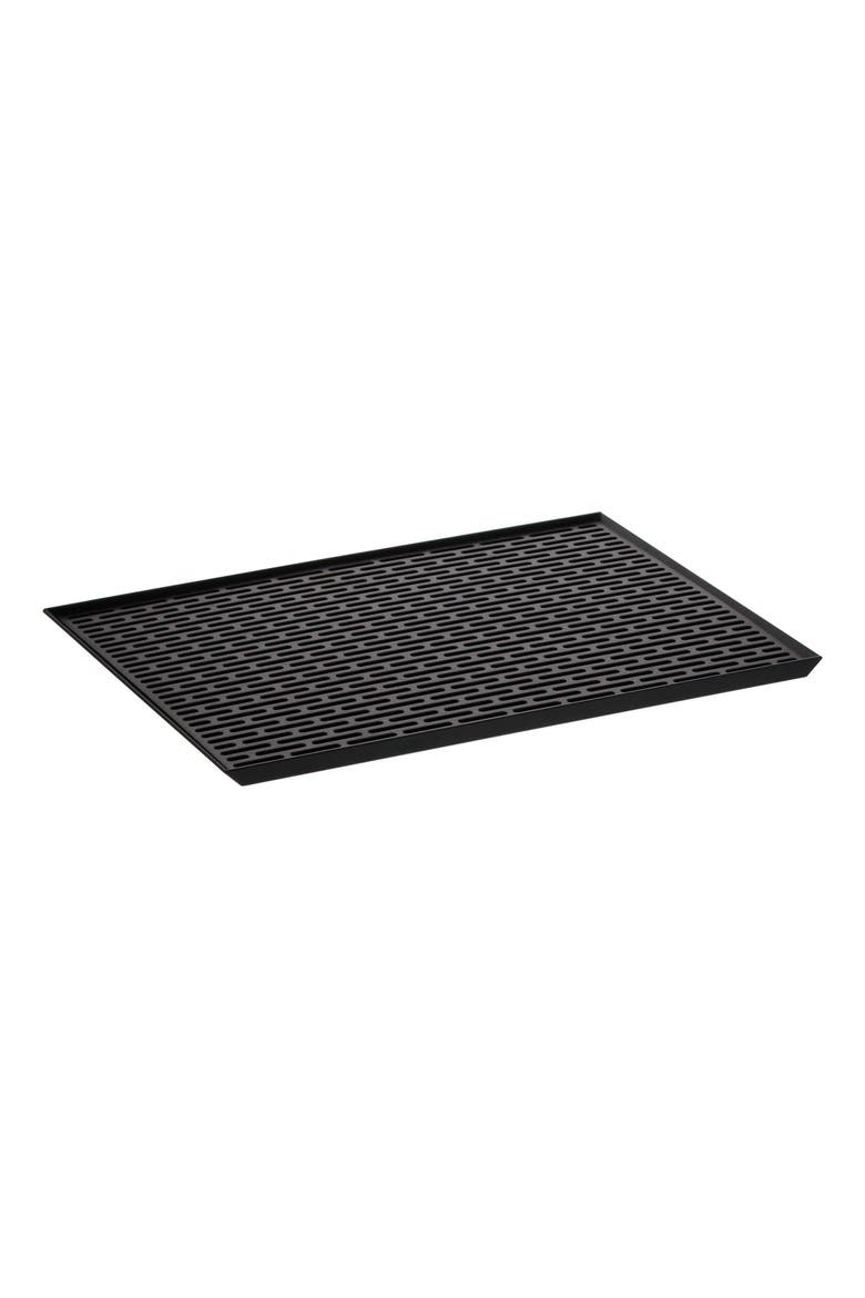 Dish Drainer Tray, Main, color, BLACK