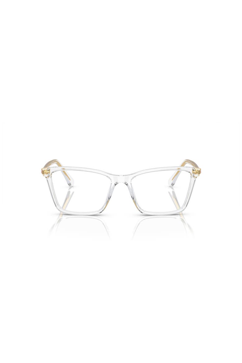 51mm Rectangle optical glasses, Alternate, color, Transparent