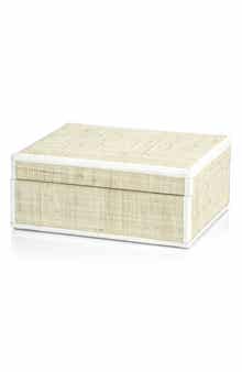 Reggio Raffia Decorative Box