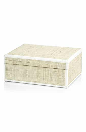 Zodax Reggio Raffia Decorative Box