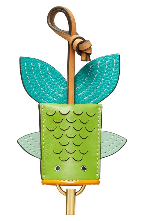 Fish Leather Bag Charm