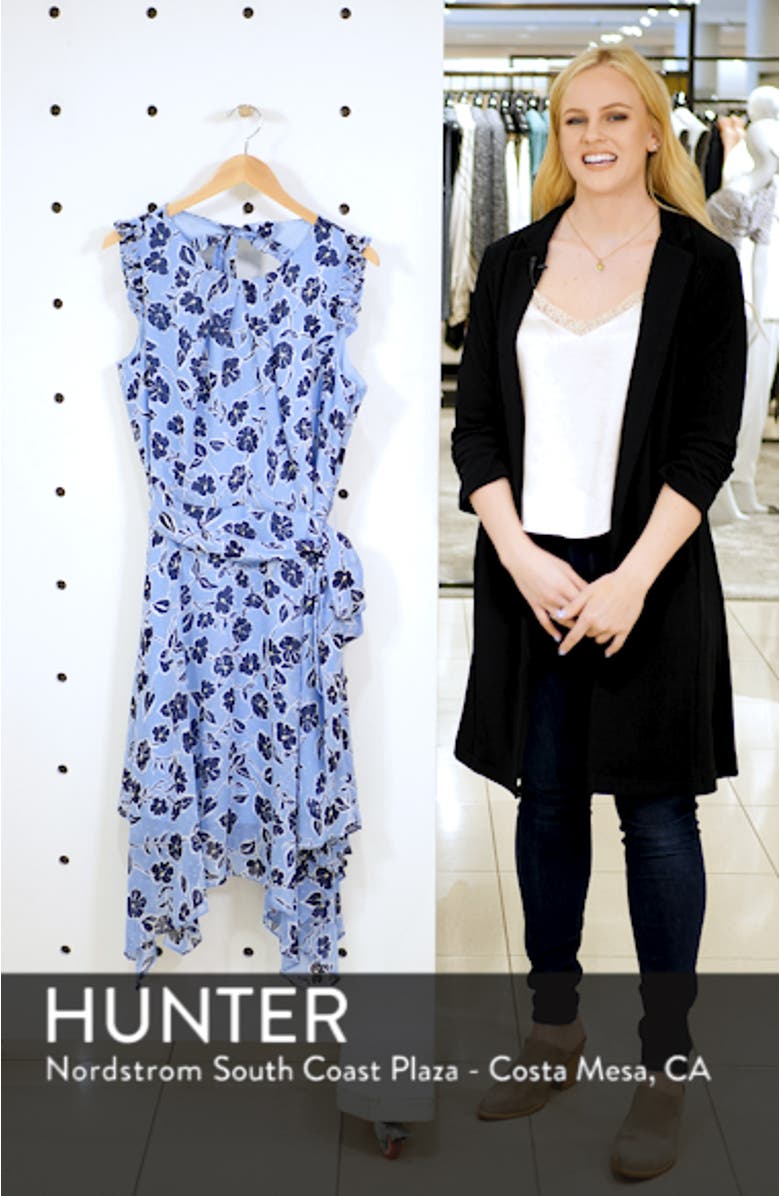 Floral Handkerchief Hem Dress, sales video thumbnail