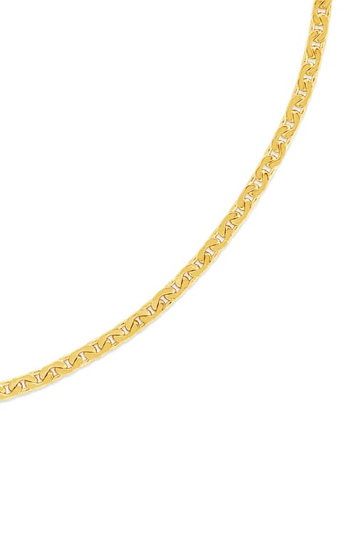 Sterling Forever 14k Plated Arya Ankle Bracelet In Gold