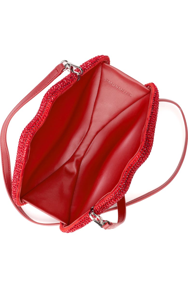 SIMONMILLER Lip Clutch Lucky Red, Alternate, color, Lucky Red