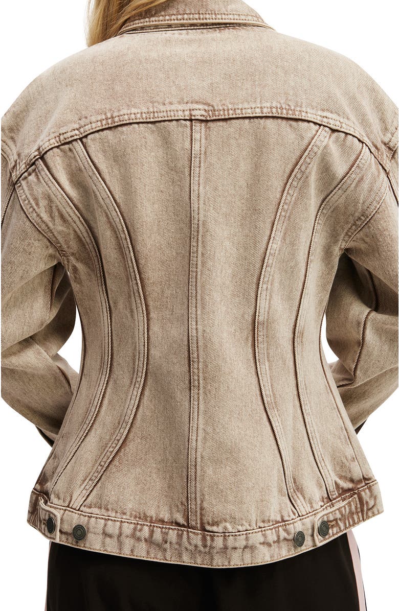 Cotton On Women's Alva Cinched Denim Jacket, Alternate, color, 