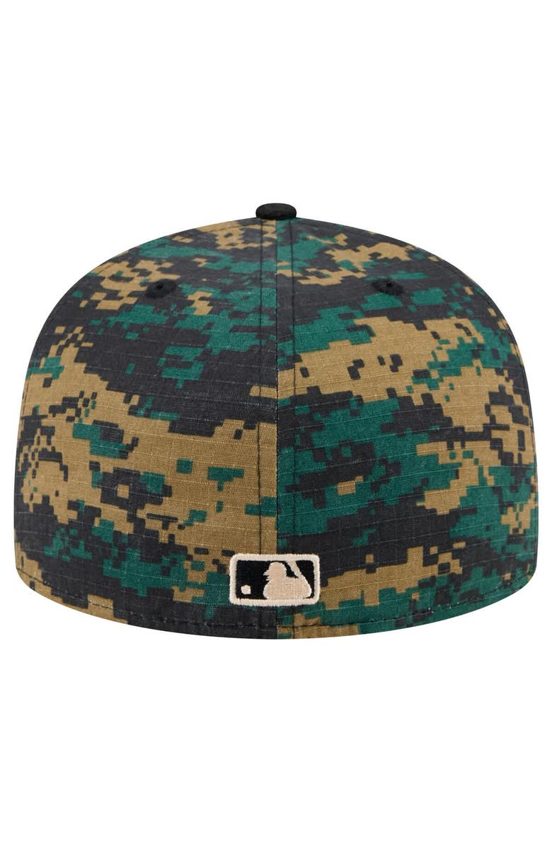 New Era Men's New Era Black Boston Red Sox Digi Camo 59FIFTY Fitted Hat, Alternate, color, 