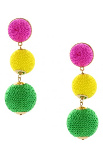 Olivia Welles Hawaiian Vacation Drop Earrings In Multi
