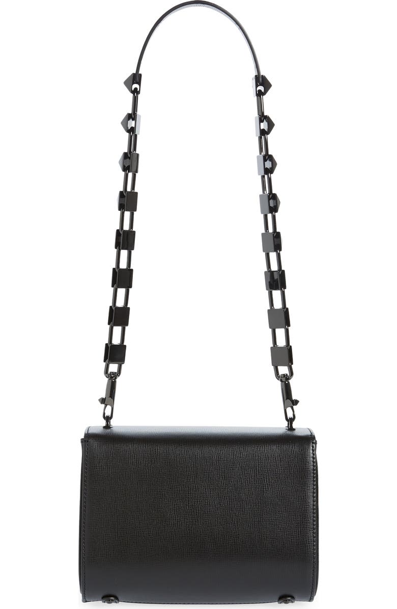 Valentino Garavani Stud Sign VLOGO Leather Shoulder Bag, Alternate, color,