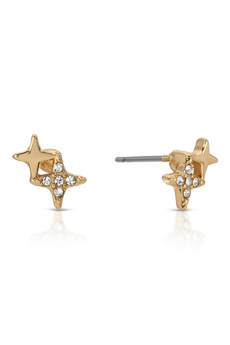 3 Pairs of Earrings, Alternate, color, GOLD
