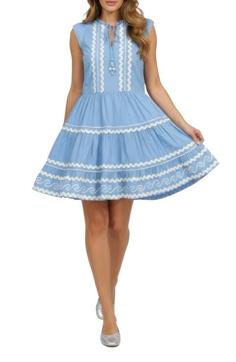 Floss Rickrack Ribbon Cotton Dress
