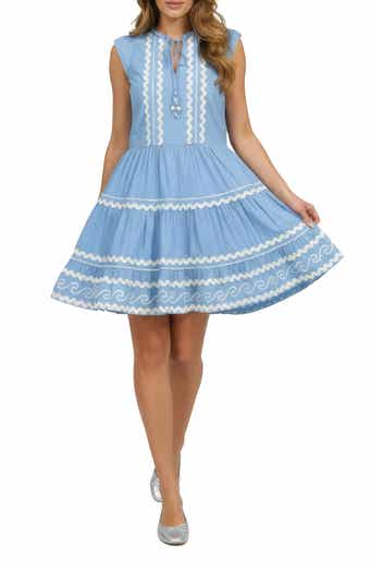 Floss Rickrack Ribbon Cotton Dress