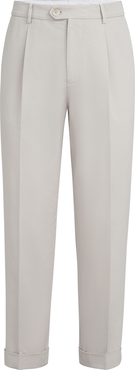 Brunello Cucinelli Gabardine garment dyed trousers