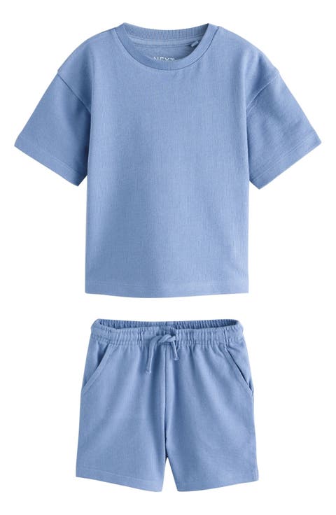 Kids' Plain T-Shirt & Shorts Set (Baby, Toddler & Little Kid)