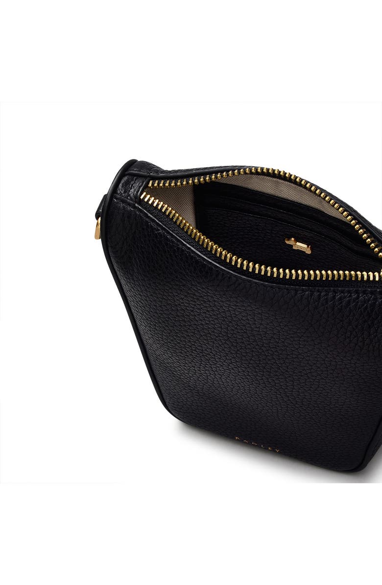 Radley Oak Street Medium Phone Crossbody Bag, Alternate, color, Black