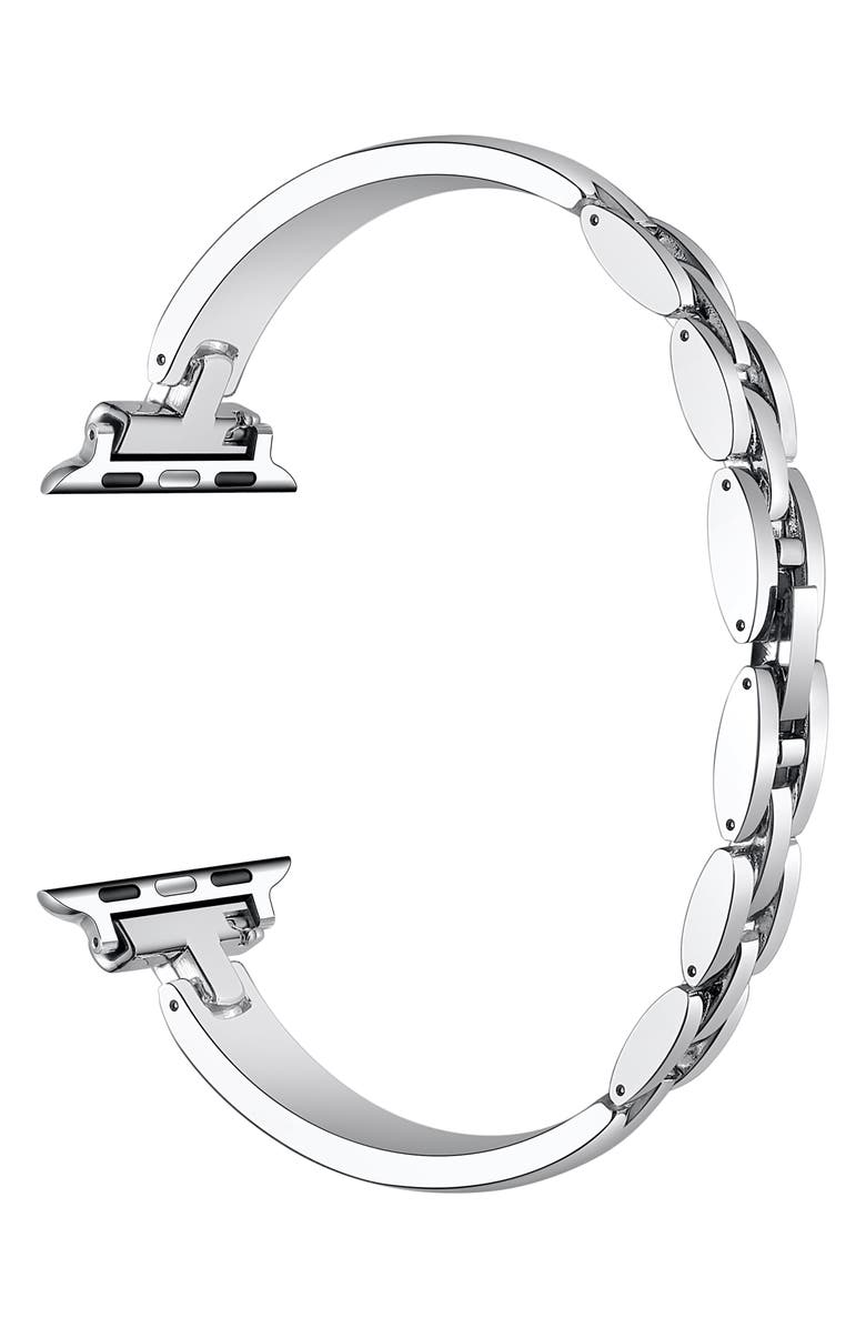 Posh Tech Alexis Apple Watch<sup>®</sup> Bracelet Watchband, Alternate, color, Silver
