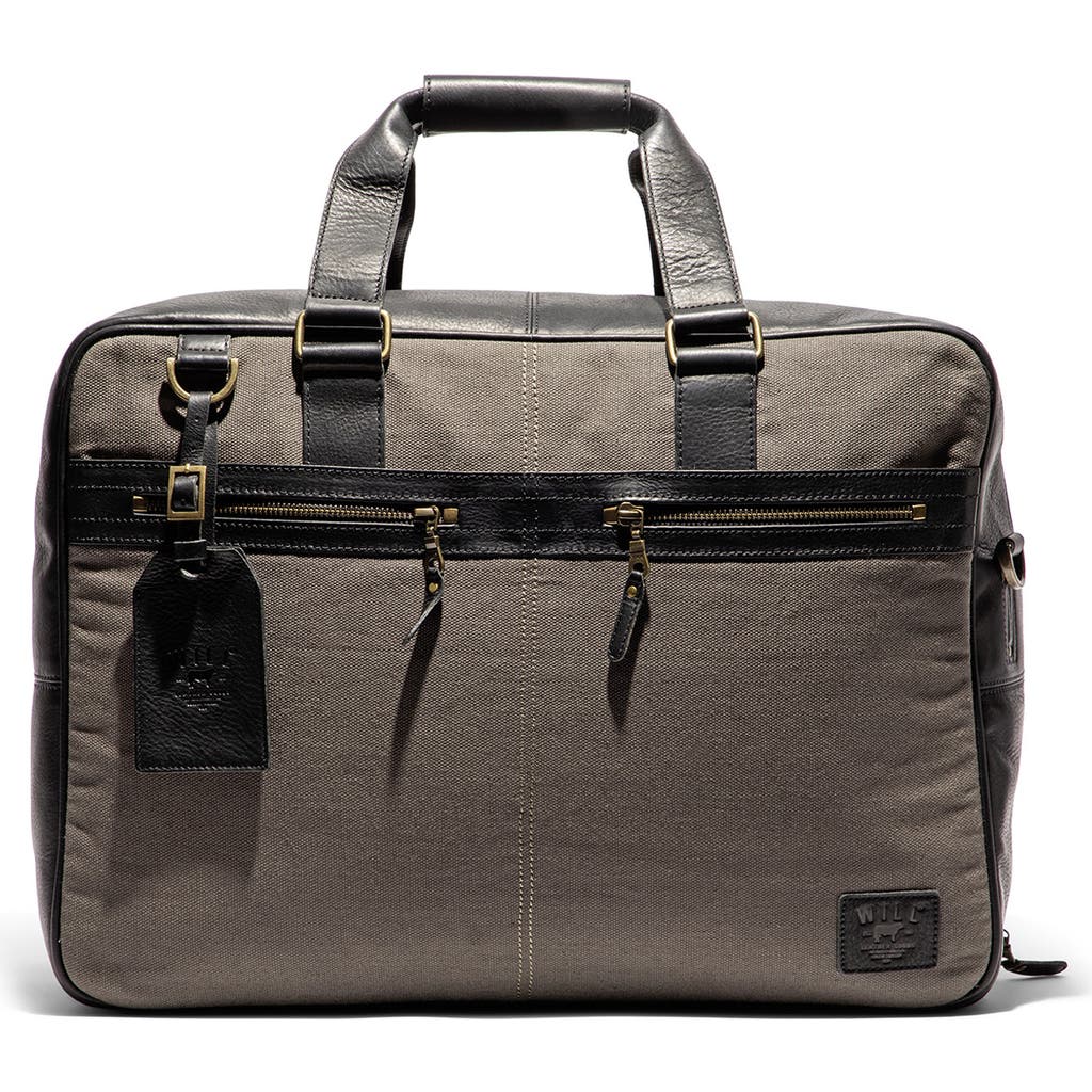 Will Leather Goods Commuter Carry-On Duffle in Charcoal/Black  product