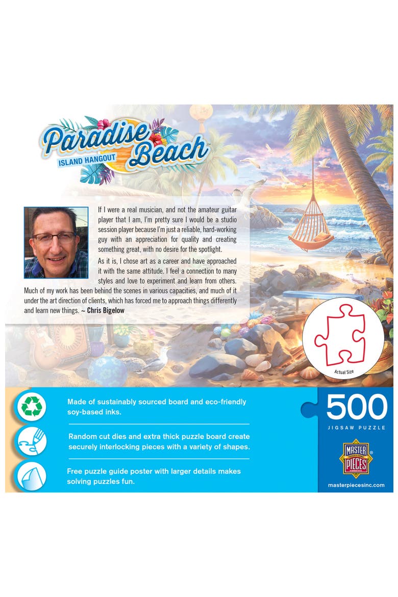 Island Hangout 500 Piece Jigsaw Puzzle, Alternate, color, Multicolor