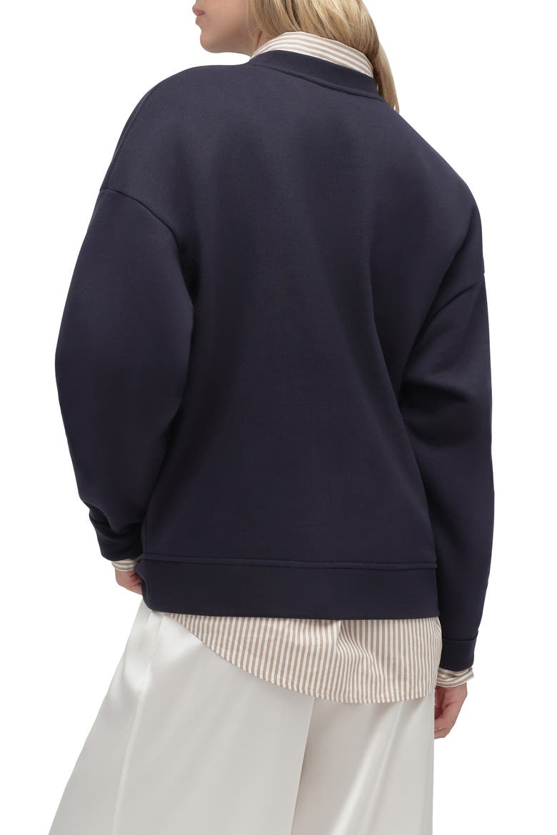 x 'Nobody Wants This' Crewneck Sweatshirt, Alternate, color, NAVY