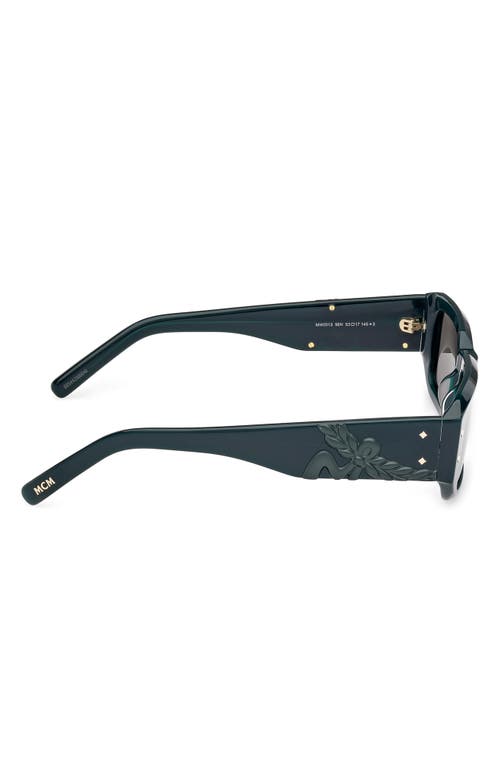 Mcm 53mm Rectangular Sunglasses In Green