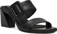 Anne Klein Narita Buckle Strap Block Heel Sandal