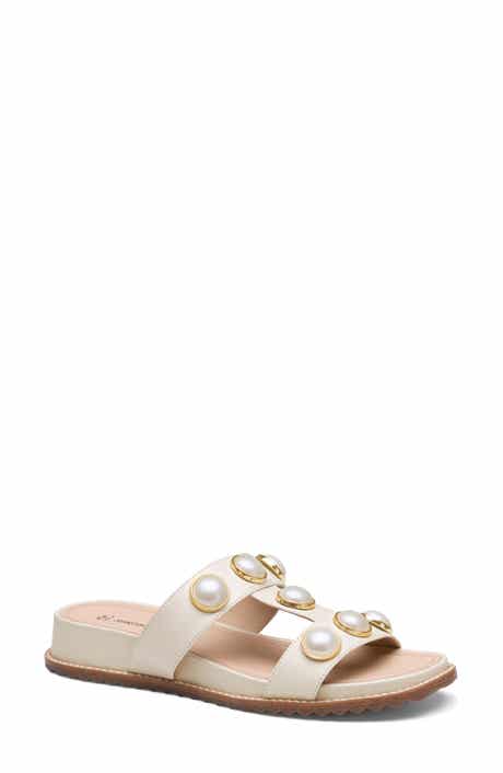 Chandler Embellished Wedge Slide Sandal