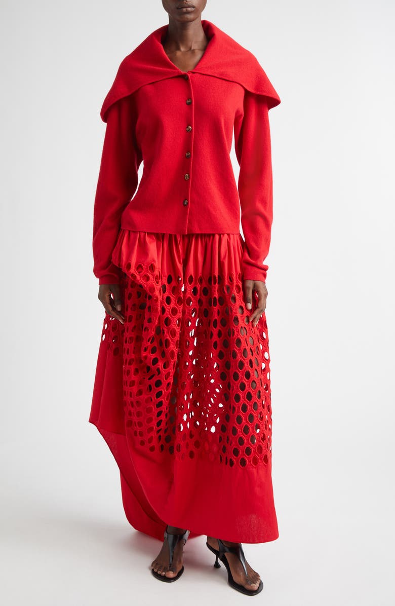 Diotima Sint Cashmere Cardigan, Alternate, color, Grenadine