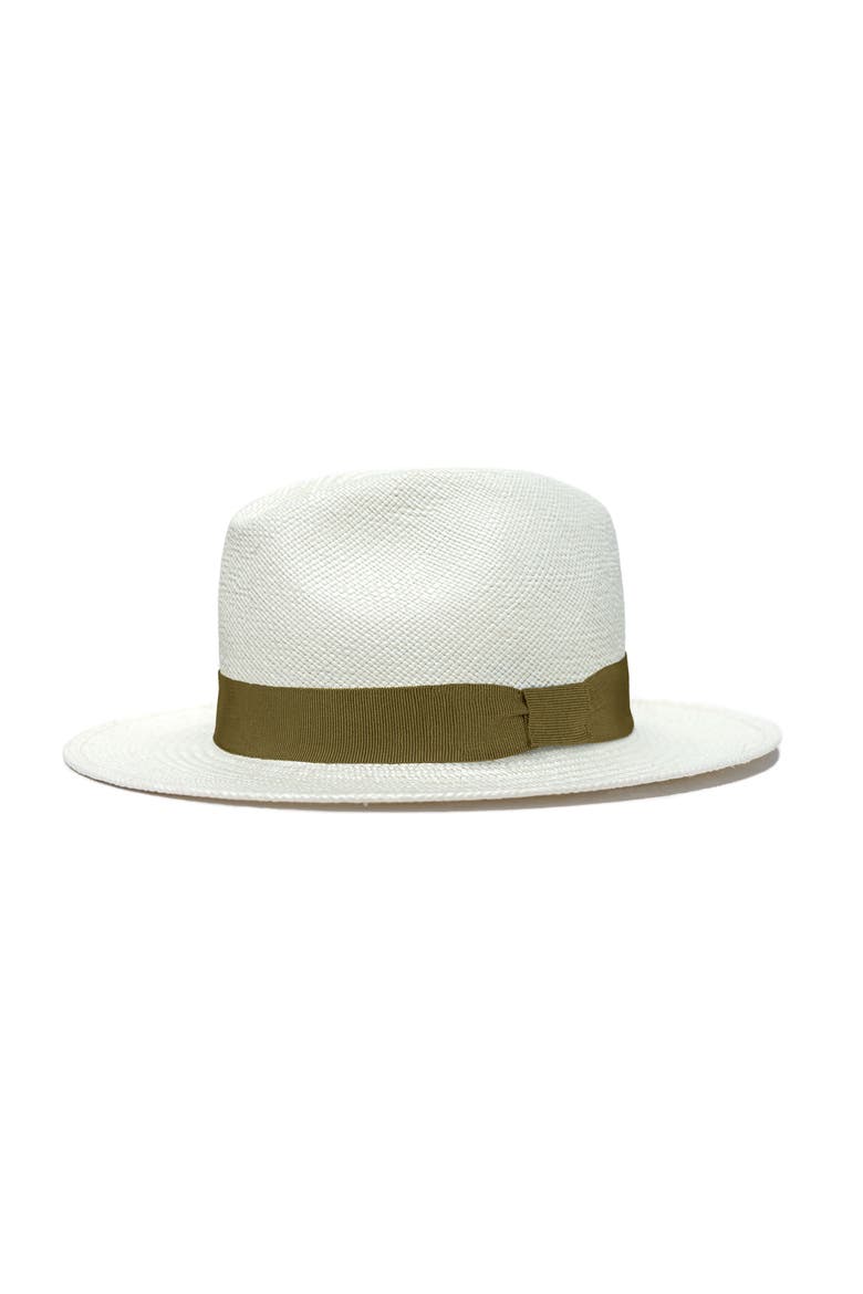 Panama army green straw hat, Main, color, Army green