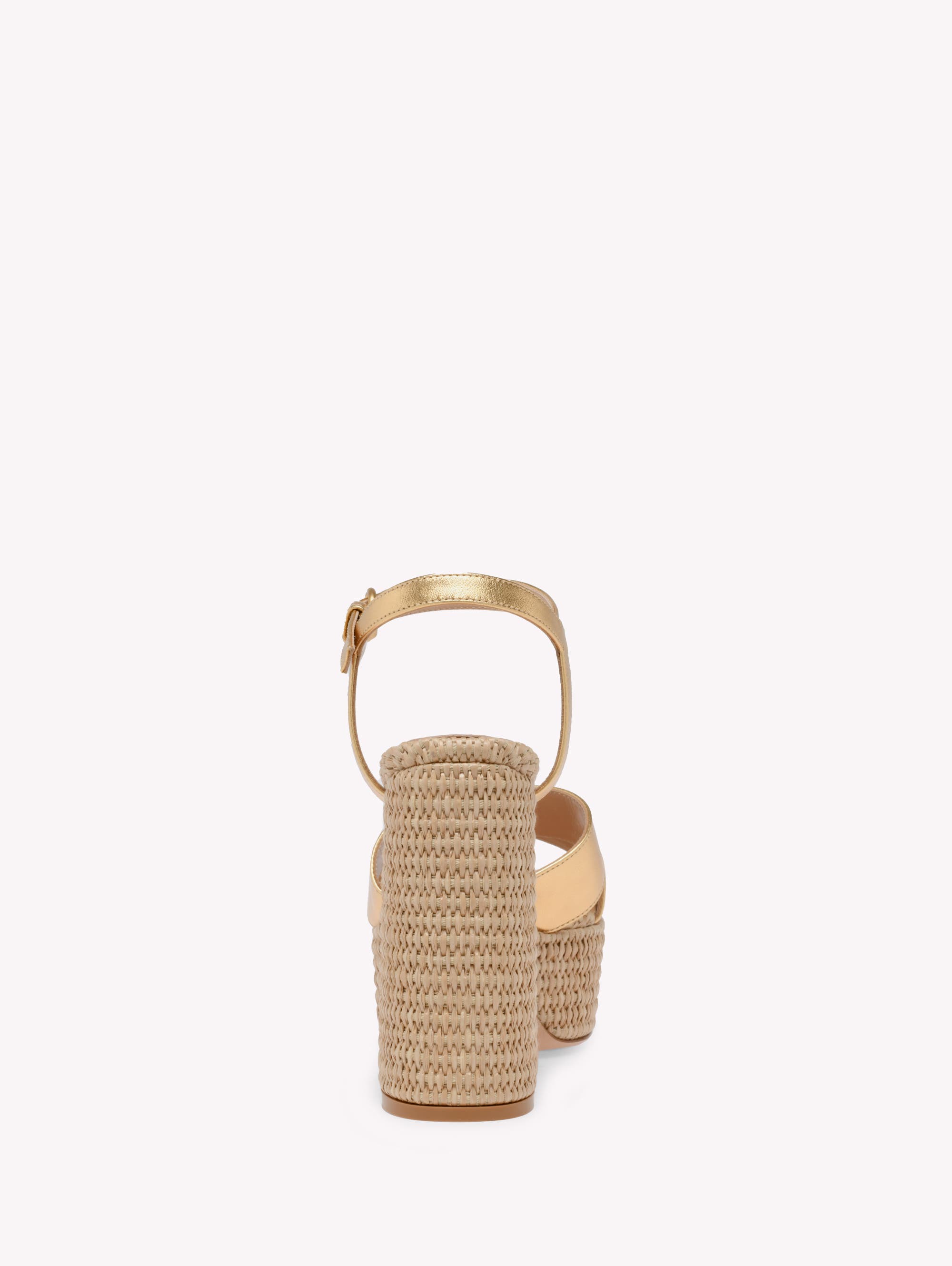 Gianvito Rossi Bebe Sandals, Alternate, color, Metallic Gold