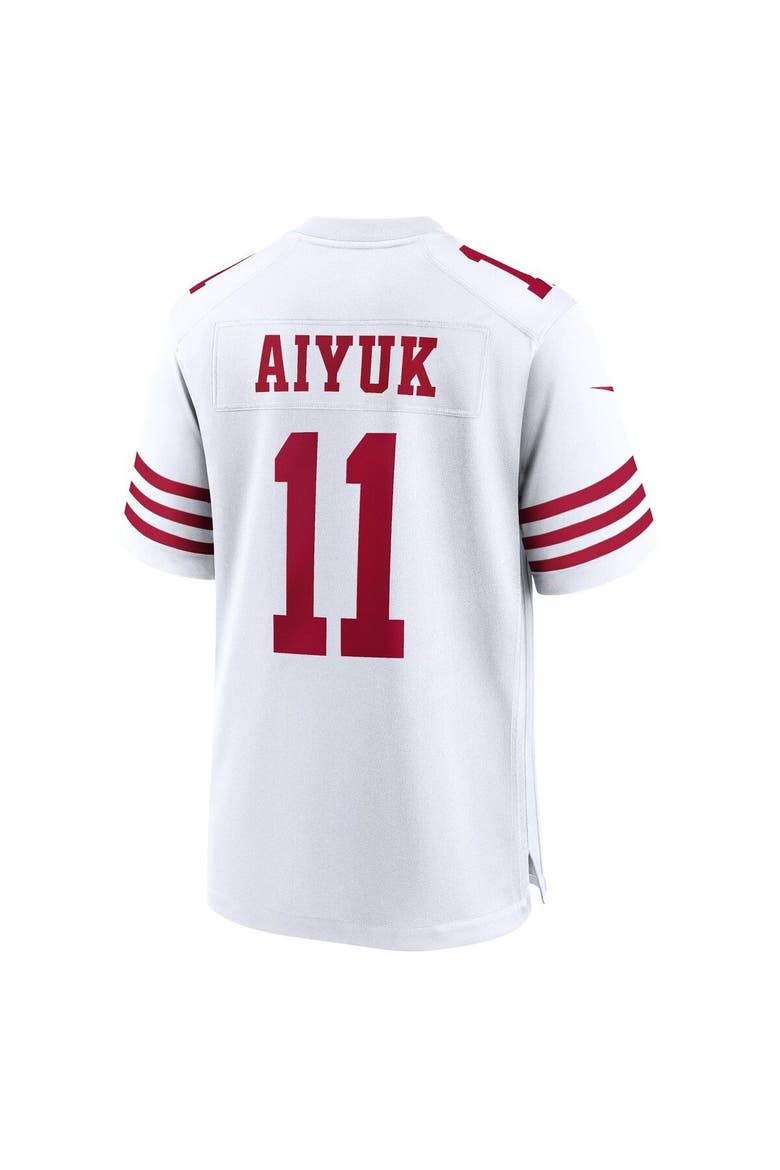 Men's Nike Brandon Aiyuk White San Francisco 49ers Player Game Jersey, Alternate, color, White