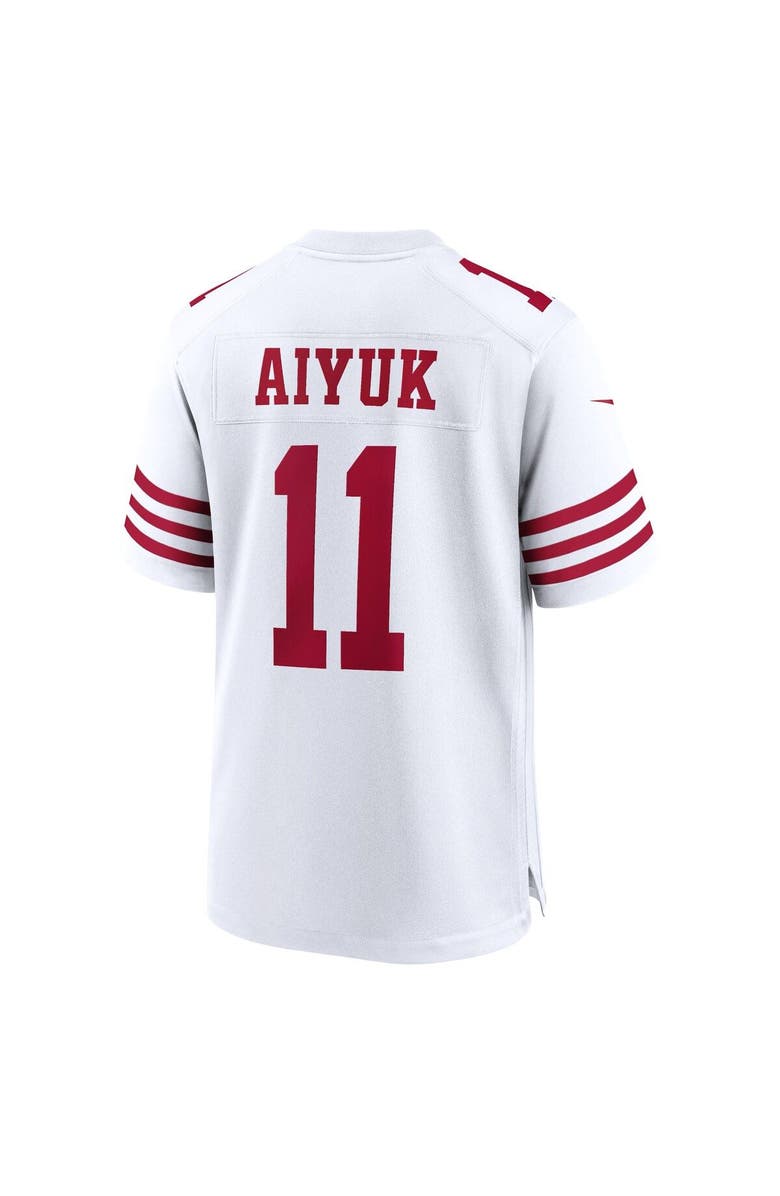 Nike Men's Nike Brandon Aiyuk White San Francisco 49ers Player Game Jersey, Alternate, color, White