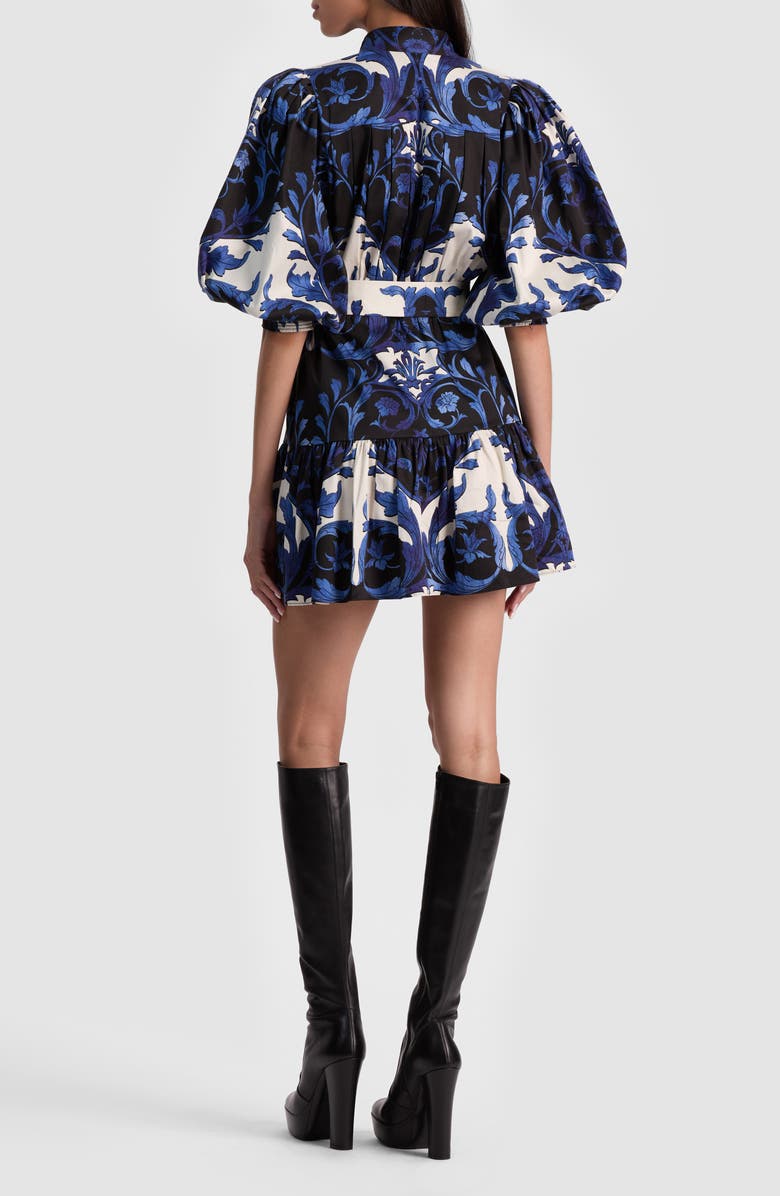 Alice + Olivia Cora Floral Mini Shirtdress, Alternate, color,