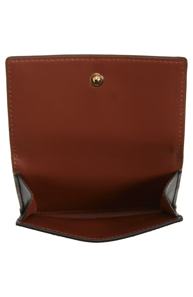 Burberry Lark Icon Stripe Trifold Leather Wallet, Alternate, color, 