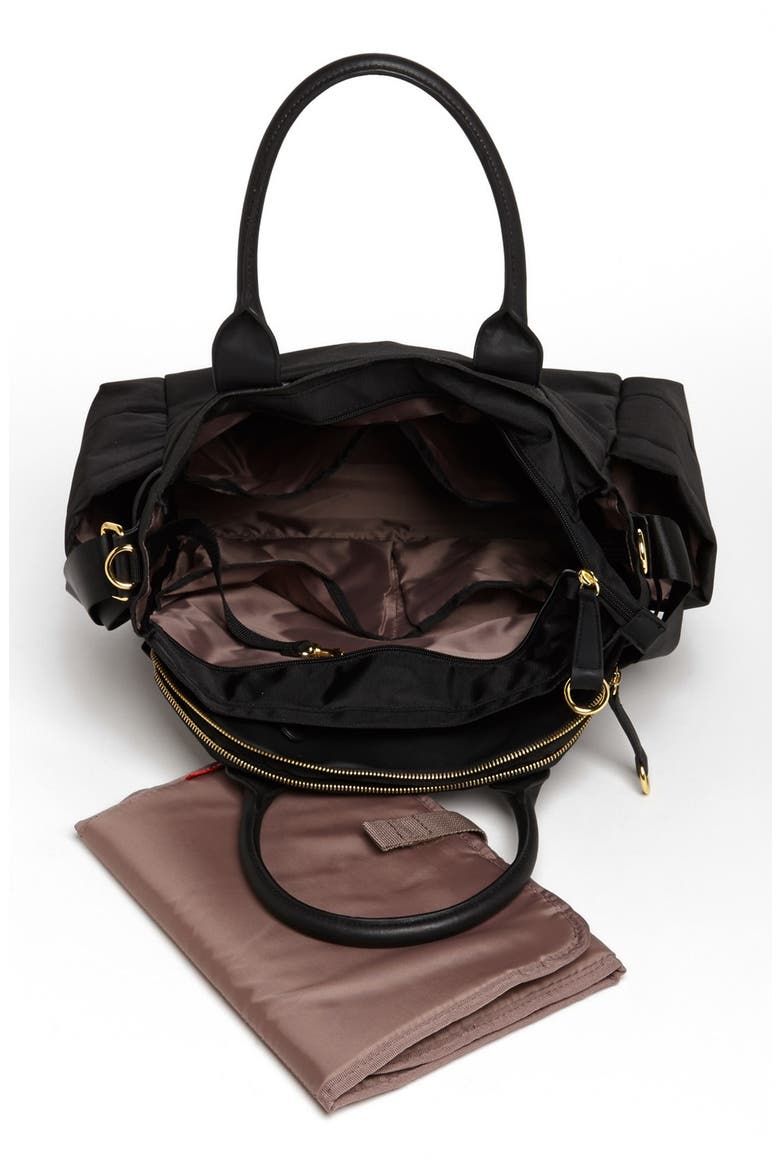 'Chelsea' Diaper Bag, Alternate, color, BLACK
