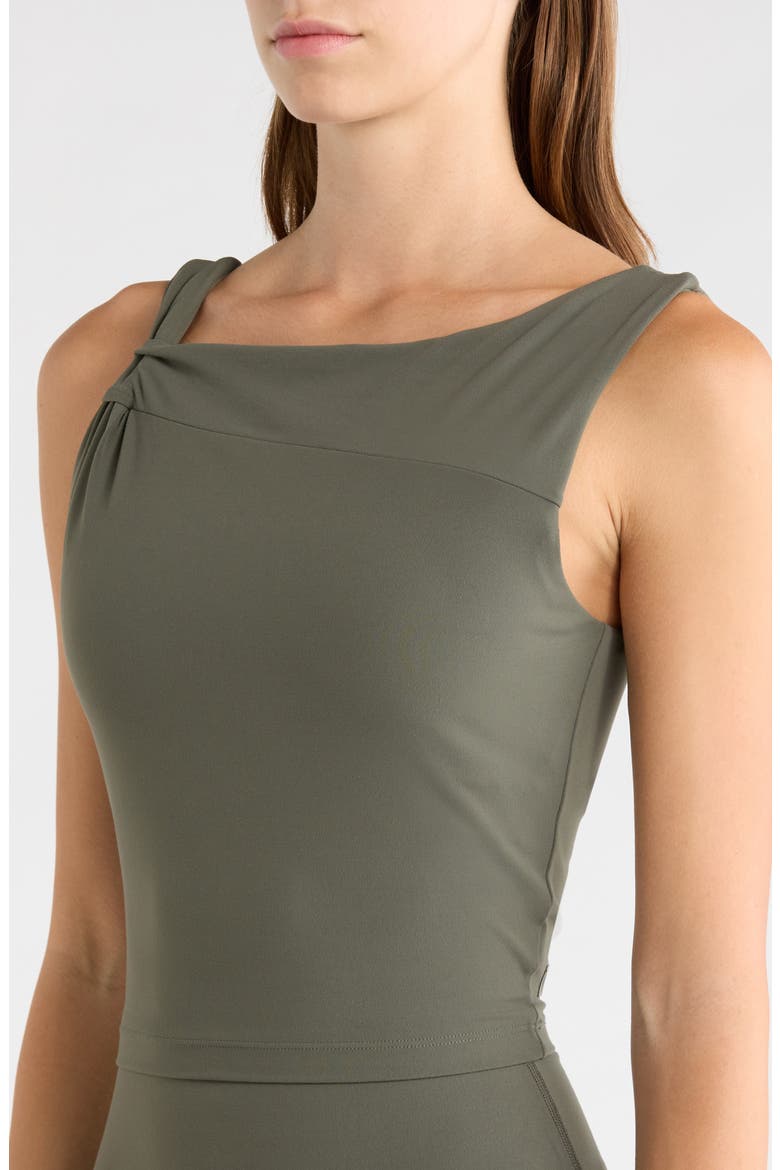 Cloud Asymmetrical Twist Performance Tank, Alternate, color, KAMBABA