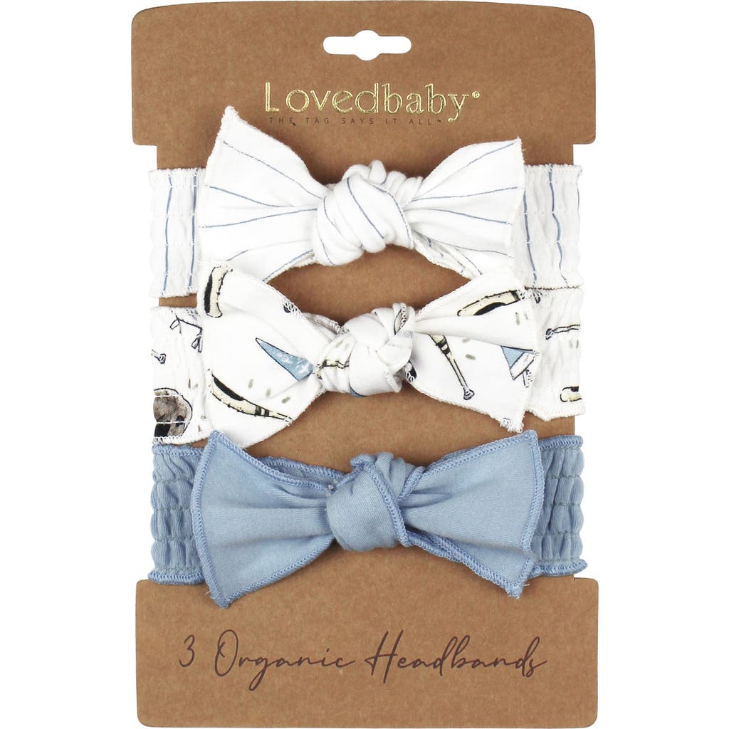 L'Ovedbaby Assorted 3-Pack Bow Stretch Headbands in Lets Go  product