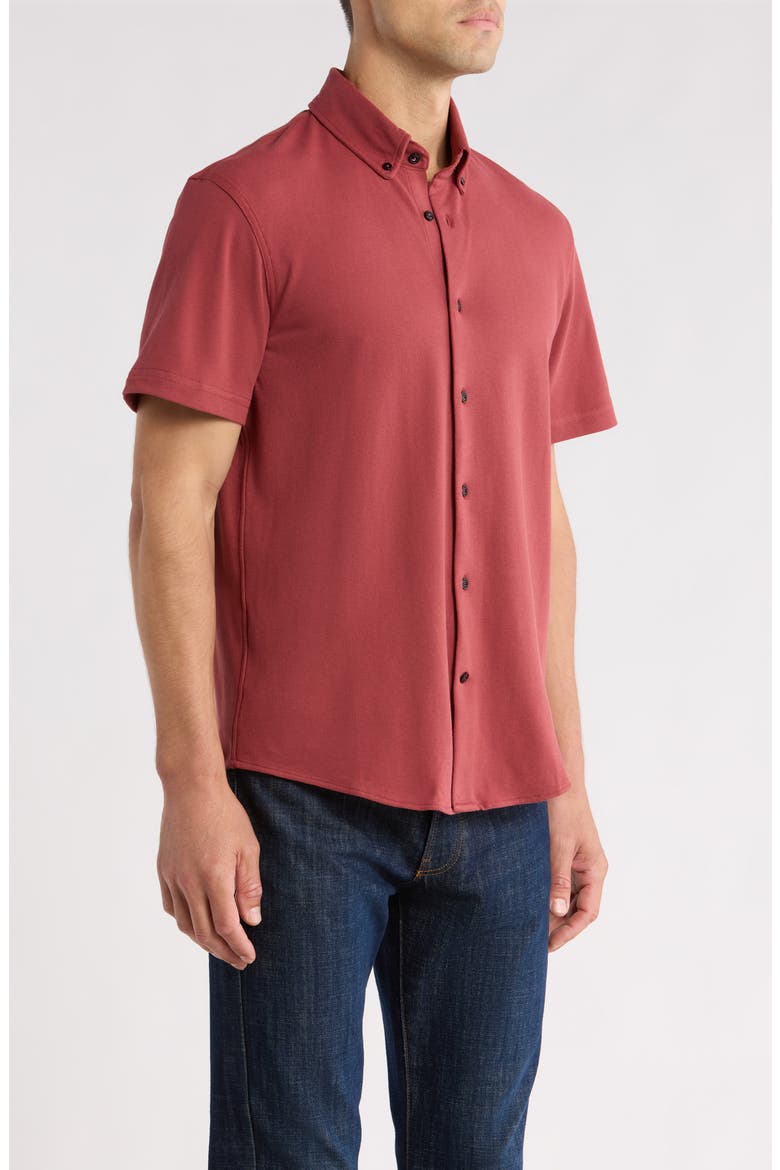 Rogan Linen Snap-Up Western Shirt, Alternate, color, HERITAGE ADOBE CLAY