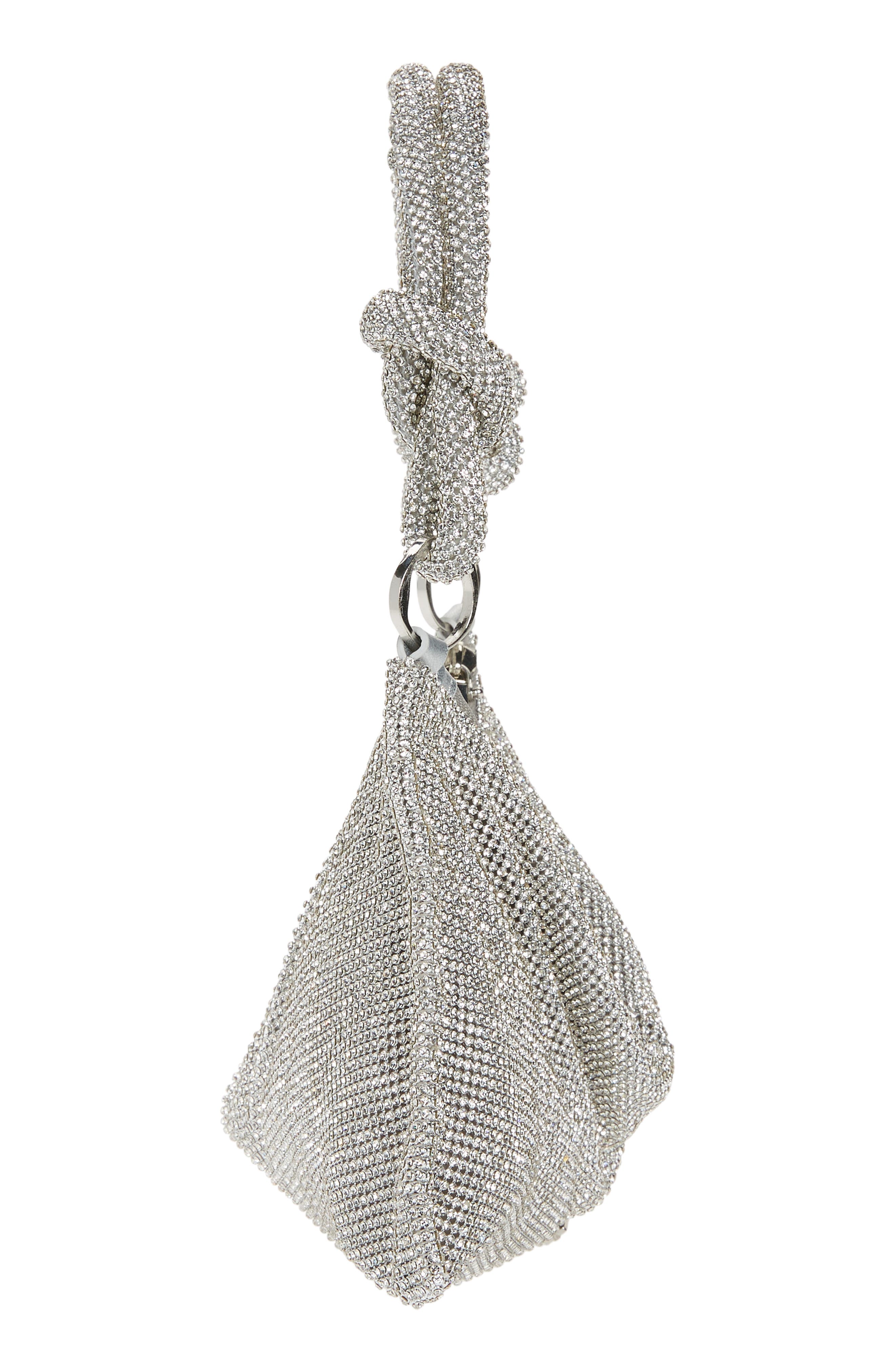 Cult Gaia Hera Nano Rhinestone Shoulder Bag, Alternate, color, 