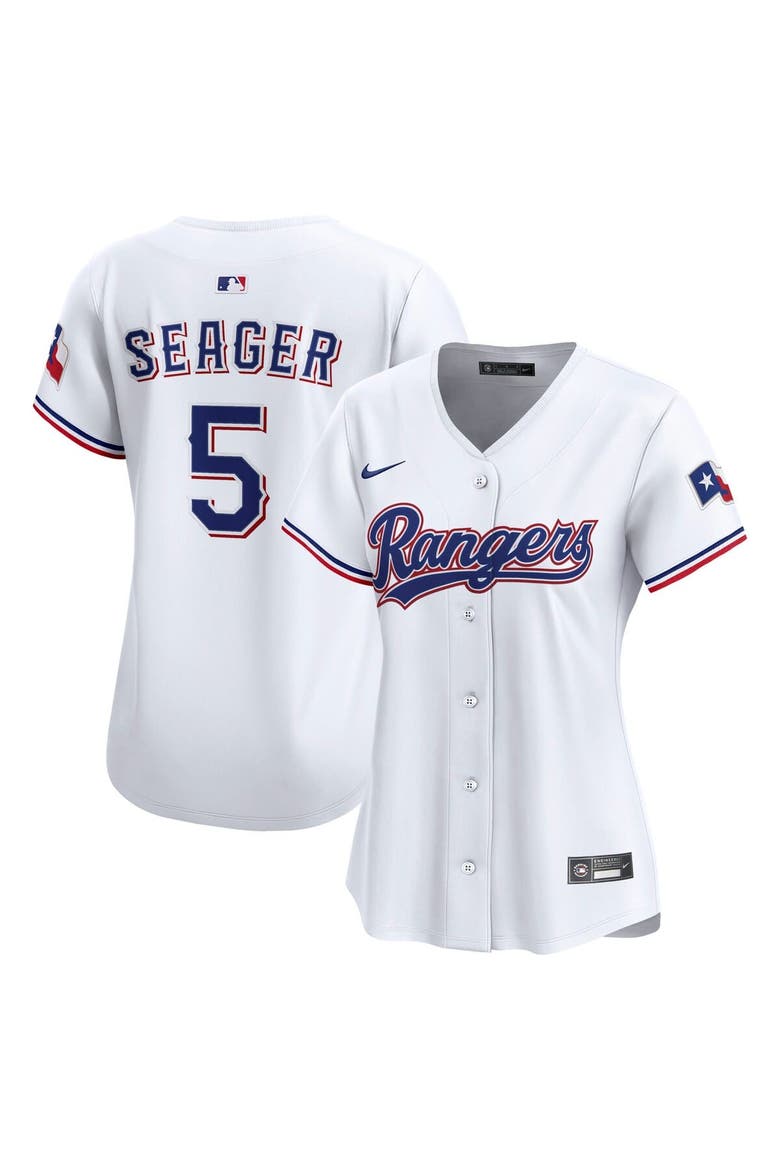 Women's Nike Corey Seager White Texas Rangers Home Limited Jersey, Alternate, color, White