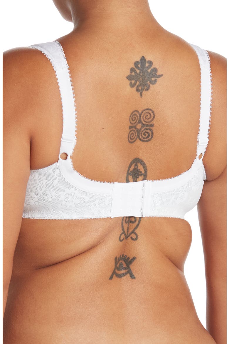 Playtex 18 Hour 4693 Ultimate Shoulder Comfort Wirefree Bra, Alternate, color, WHITE