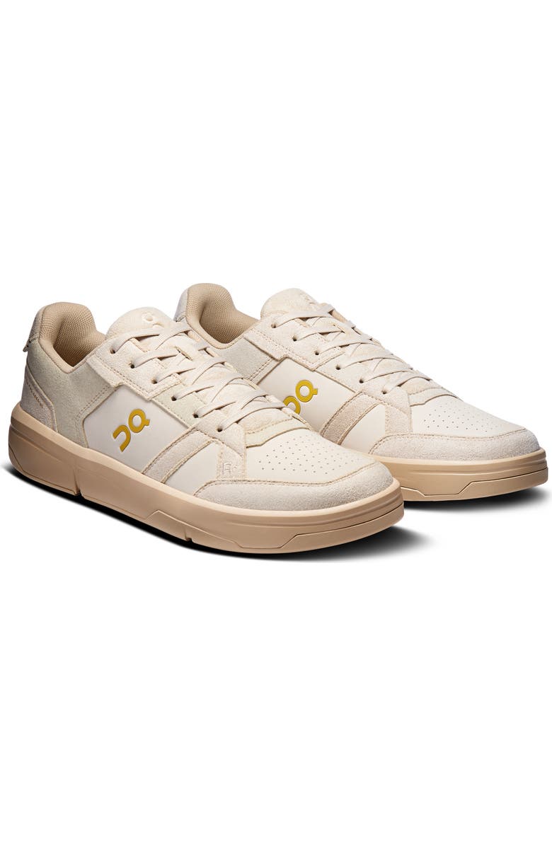 On THE ROGER Clubhouse Ace Tennis Sneaker, Main, color, Sand/ Sand