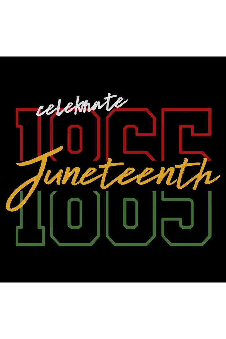 Men's Lost Gods Celebrate Juneteenth 1865  Graphic T-Shirt, Alternate, color, Black