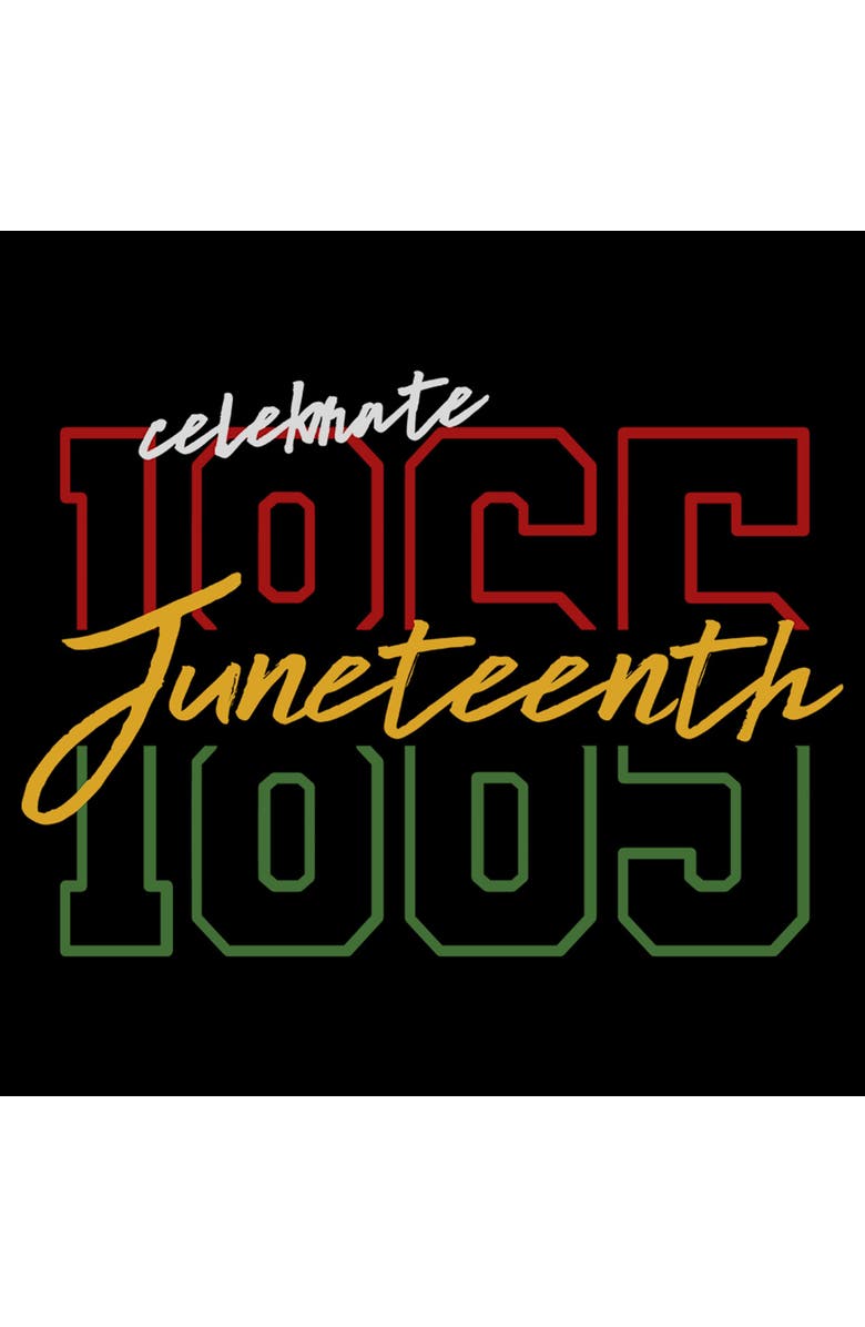 Lost Gods Men's Lost Gods Celebrate Juneteenth 1865  Graphic T-Shirt, Alternate, color, Black